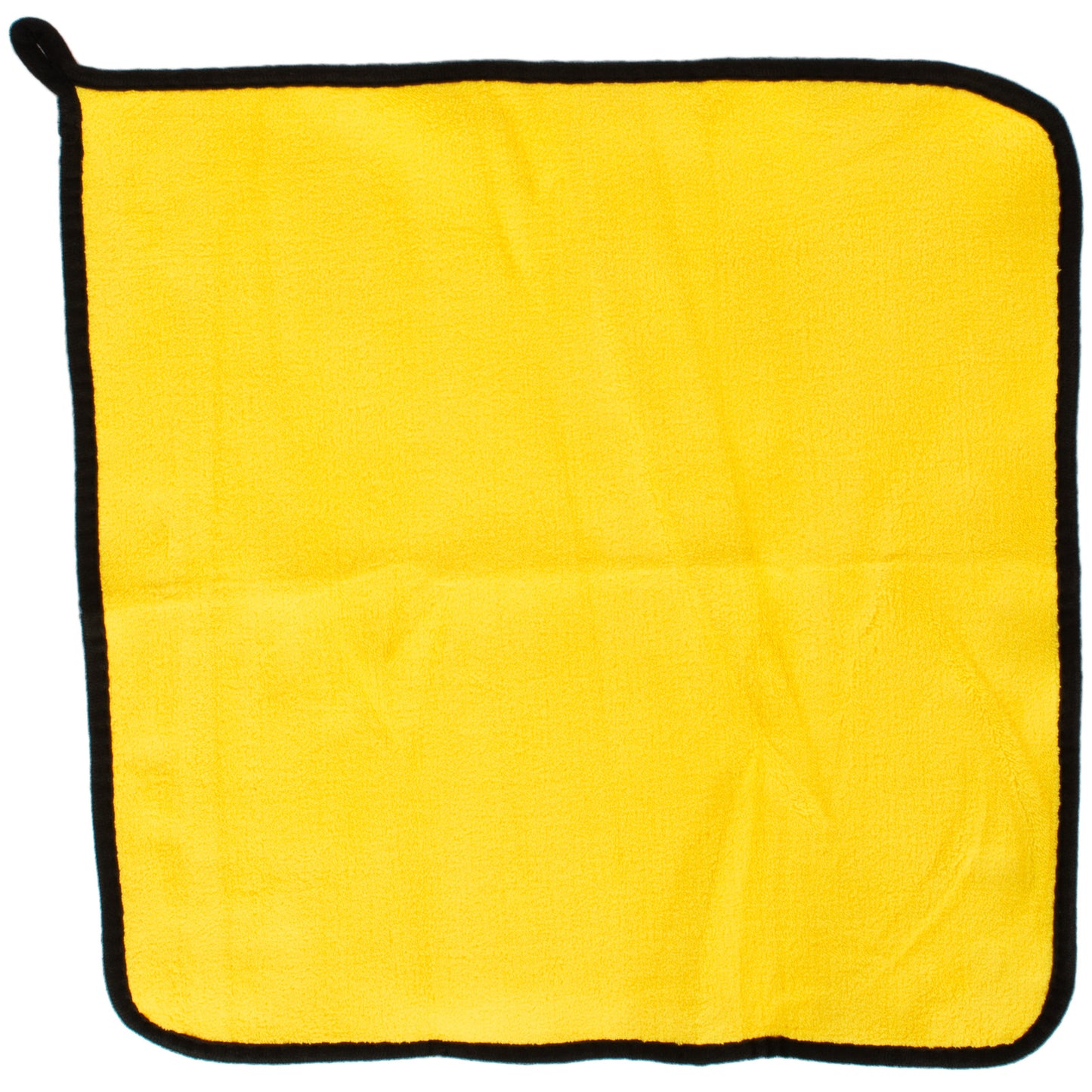 M MODECAR Ręcznik z Polaru Koralowego 40x40cm 500gsm ŻÓŁTO-SZARY z OBSZYCIEM