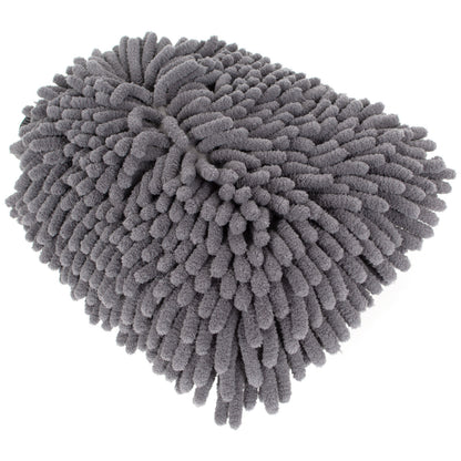 M MODECAR Chenille Wash Mitt 20x28cm Color MIX GREEN/GREY