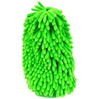 M MODECAR Chenille Wash Mitt 20x28cm Color MIX GREEN/GREY