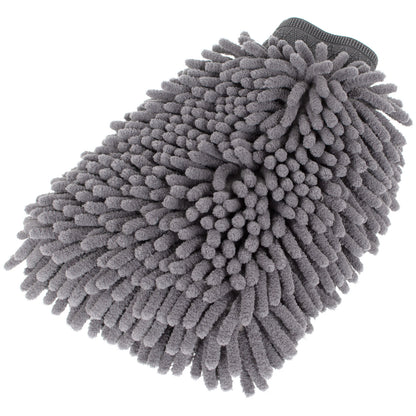 M MODECAR Chenille Wash Mitt 20x28cm Color MIX GREEN/GREY