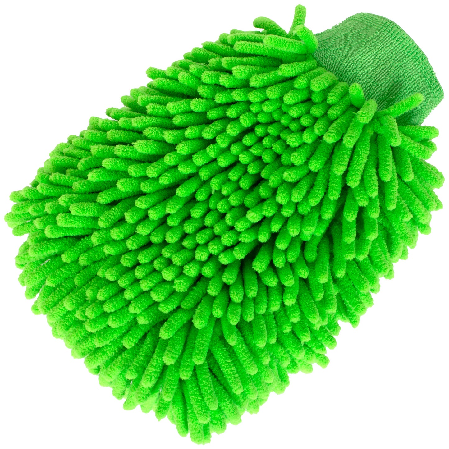 M MODECAR Chenille Wash Mitt 20x28cm Color MIX GREEN/GREY