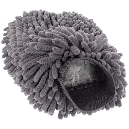 M MODECAR Chenille Wash Mitt 20x28cm Color MIX GREEN/GREY
