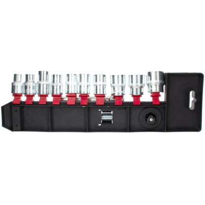 M MODECAR Zestaw narzędzi 1/2" 12PCS - grzechotka, przedłużka i 10 nasadek 10-24m