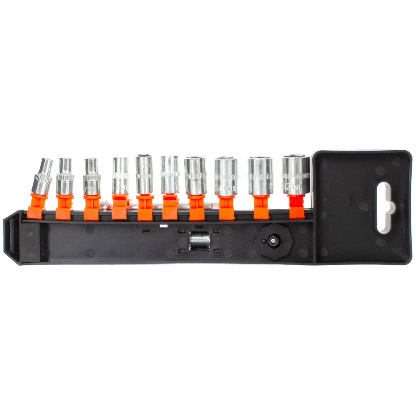 M MODECAR Tool kit 1/4" 12PCS - ratchet, extension and 10 sockets 4-13mm