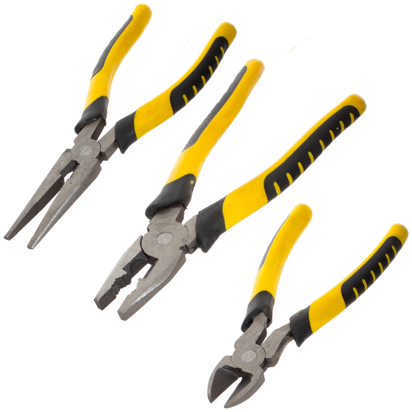 M MODECAR Tool Set Pliers 3PCS - Combination Pliers, Diagonal Cutters, Workshop Pliers 3 pc. SET