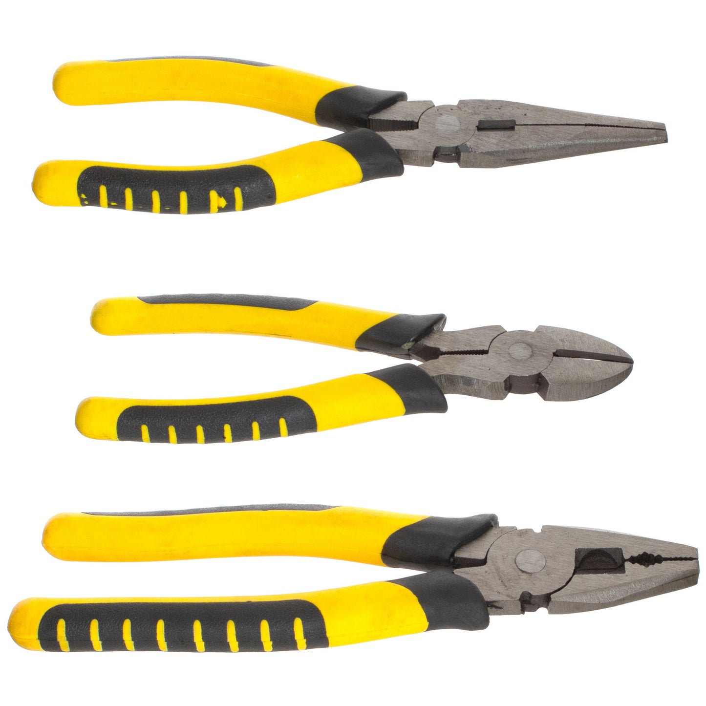 M MODECAR Tool Set Pliers 3PCS - Combination Pliers, Diagonal Cutters, Workshop Pliers 3 pc. SET