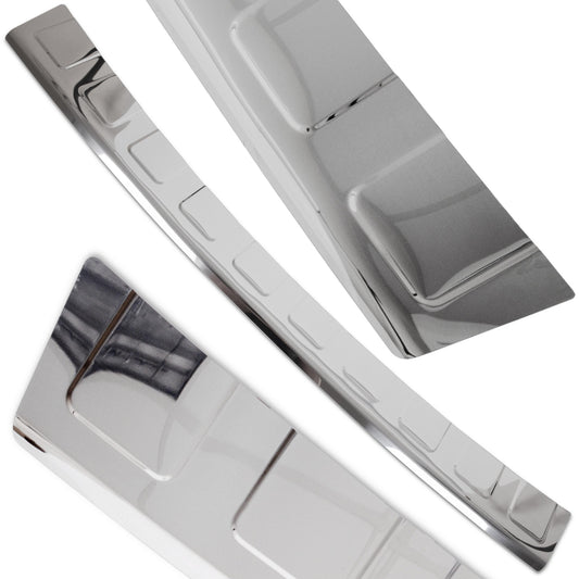 MERCEDES S213 KOMBI 2016- Rear Bumper Protector CHROME