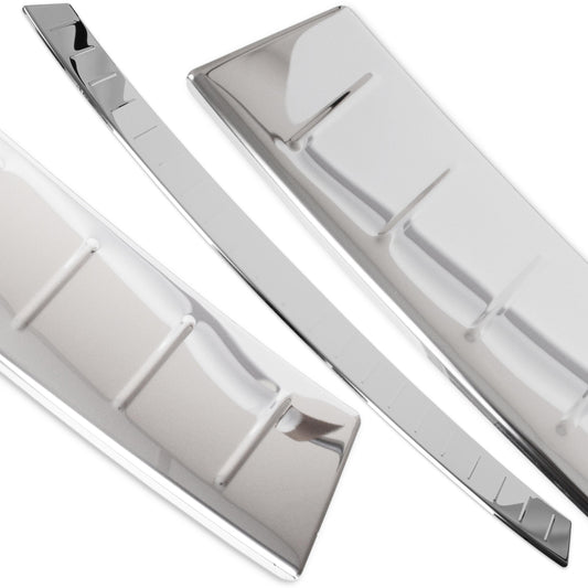 MERCEDES GLC X254 2020- Rear Bumper Protector Trim CHROME