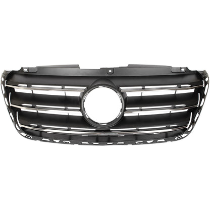 Mercedes Sprinter 2018- atrapa między reflektory (grill) CZARNA + CHROM - USZKODZONA!