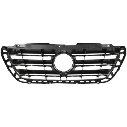 Mercedes Sprinter 2018- atrapa między reflektory (grill) CZARNA + CHROM - USZKODZONA!