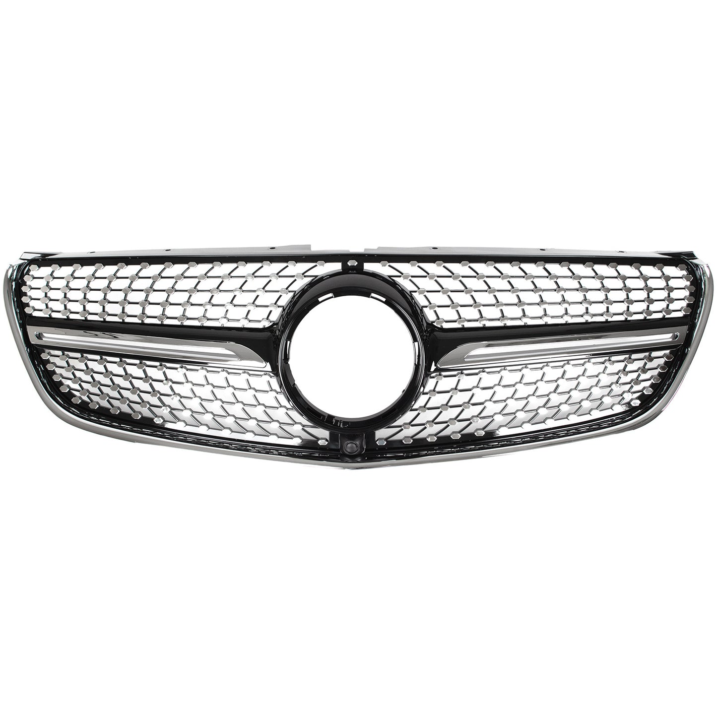 Mercedes VITO W447 2014- atrapa między reflektory (grill) DIAMOND BLACK + CHROM