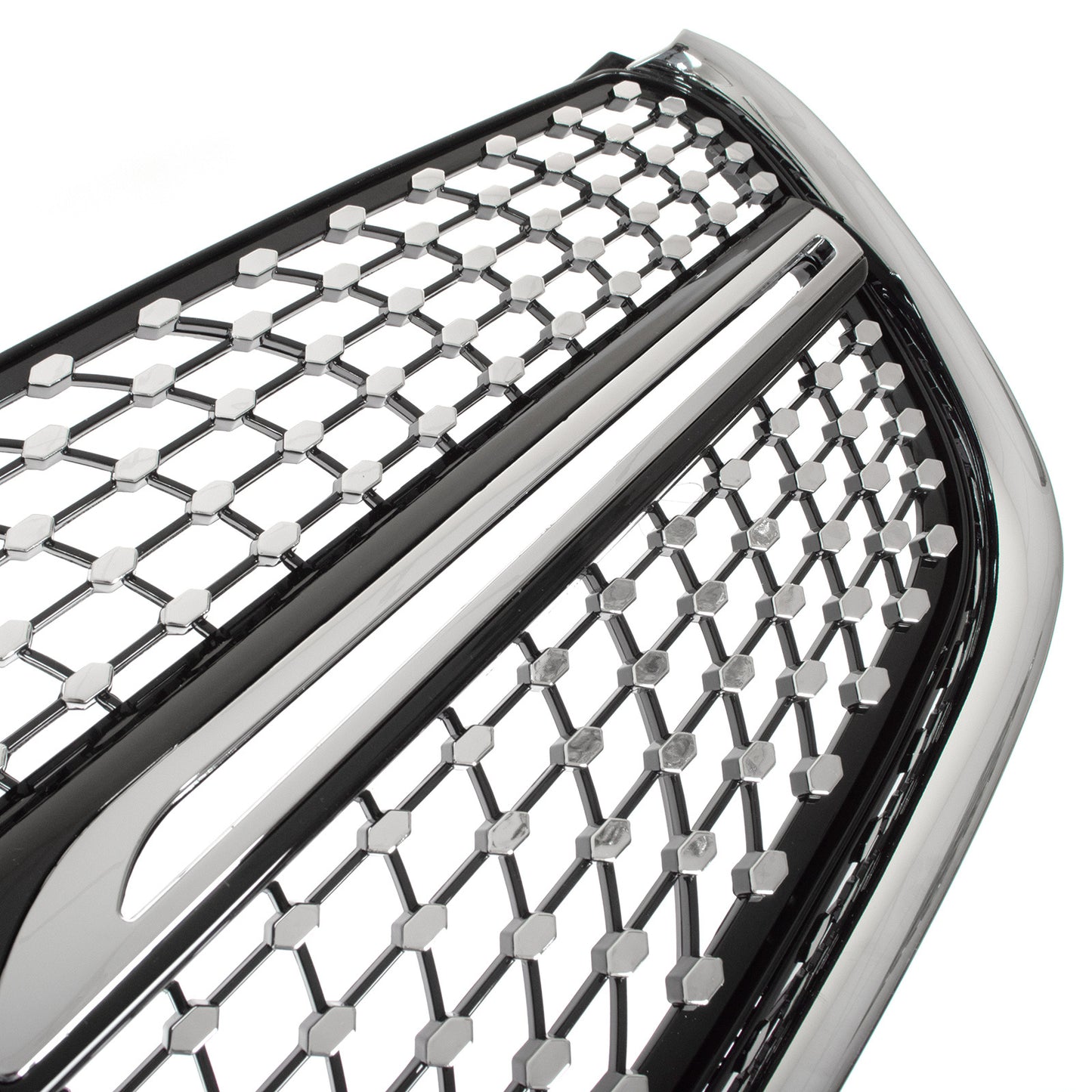 Mercedes VITO W447 2014- atrapa między reflektory (grill) DIAMOND BLACK + CHROM