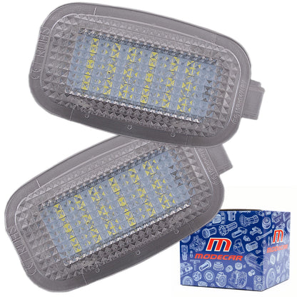 Mercedes W169 W245 W216 W204 X164 W164 W221 lampki podświetlenia wnętrza LED 2 szt. kpl.