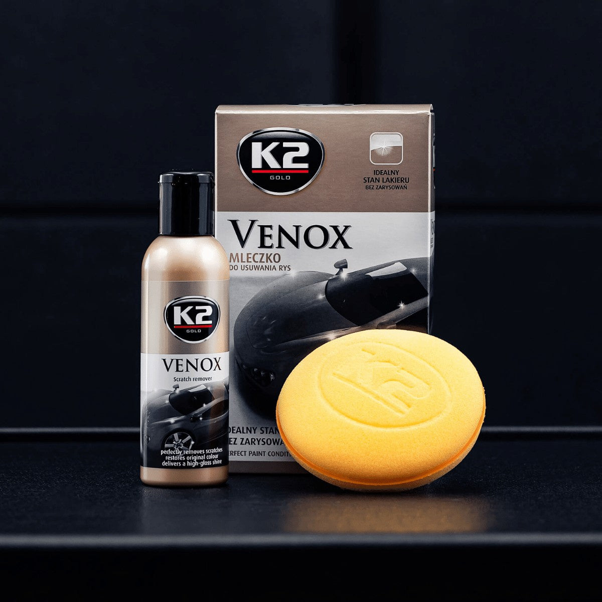 Mleczko do usuwania rys z lakieru K2 VENOX 180g G050