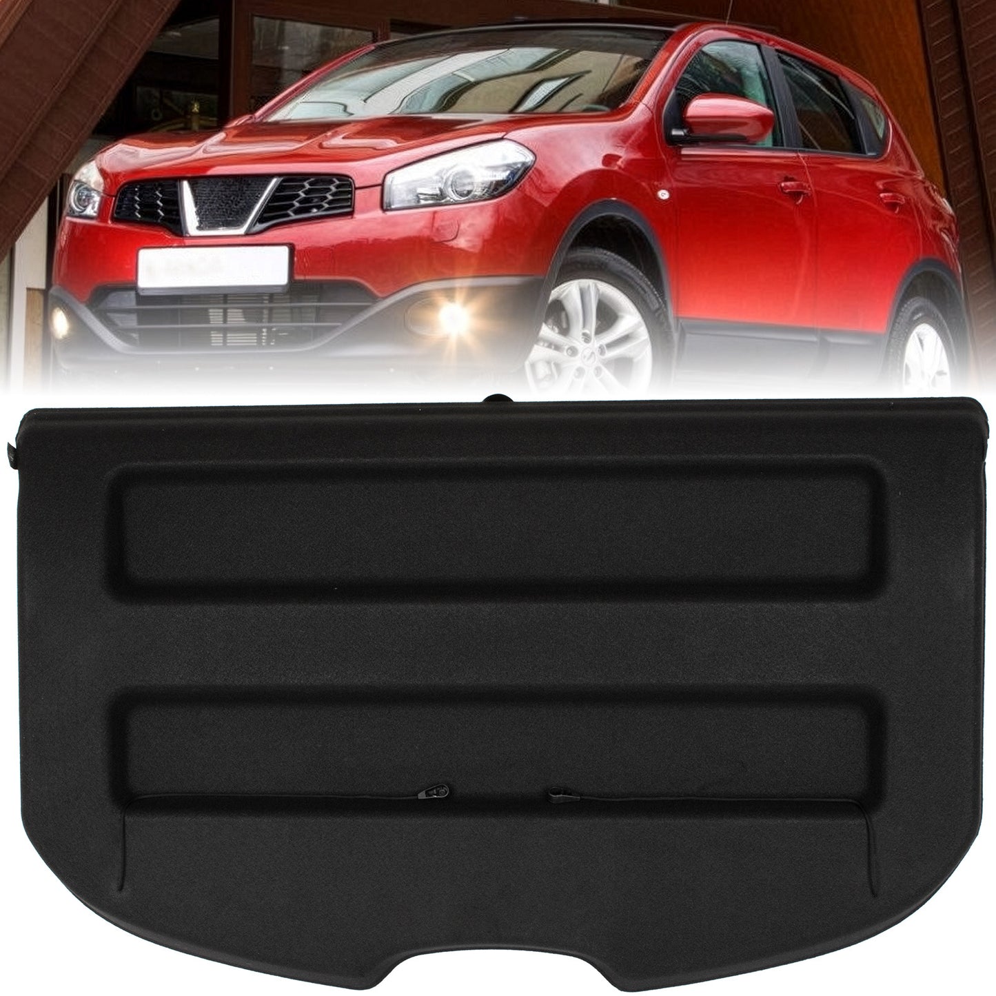 Nissan Qashqai I 07-14 Półka bagażnika CZARNA