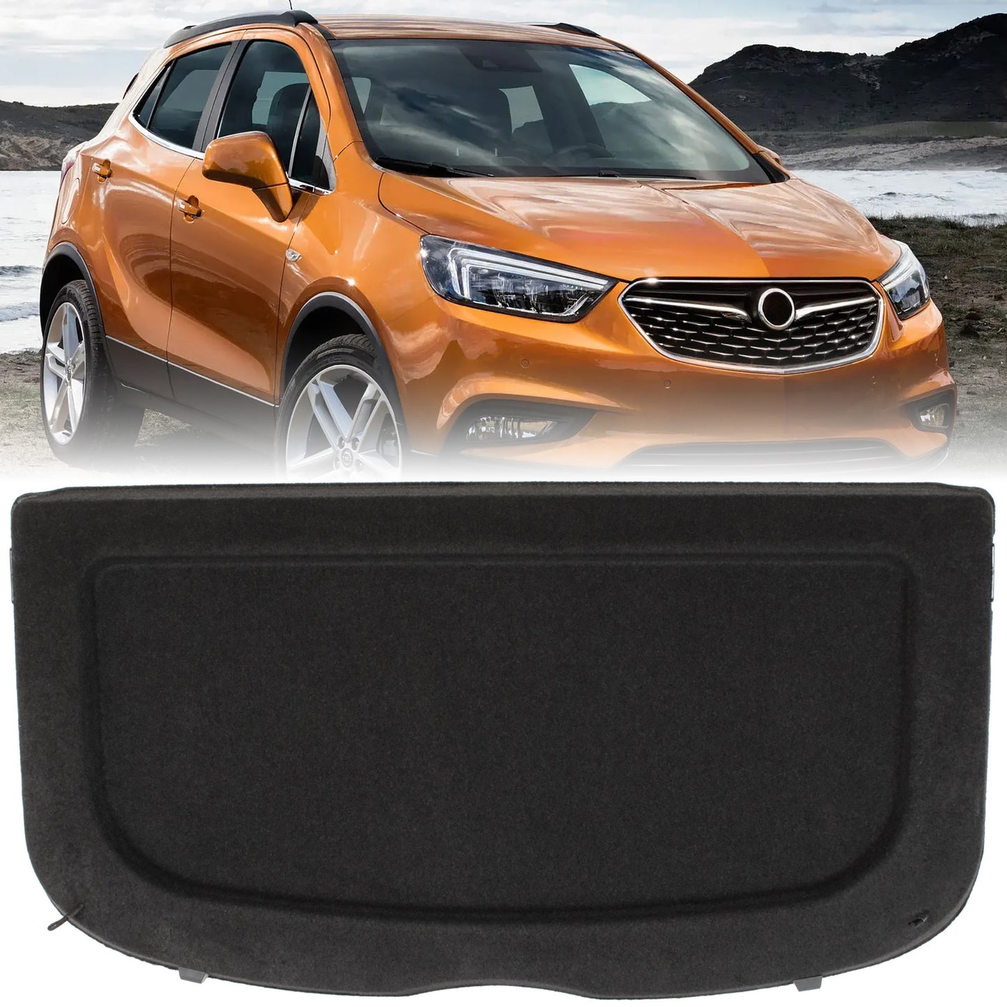 Opel Mokka / Mokka X 12-19 Chevrolet Trax 2012- Półka bagażnika CZARNA