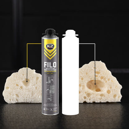 Piana montażowa pistoletowa K2 FILO 750ml B510