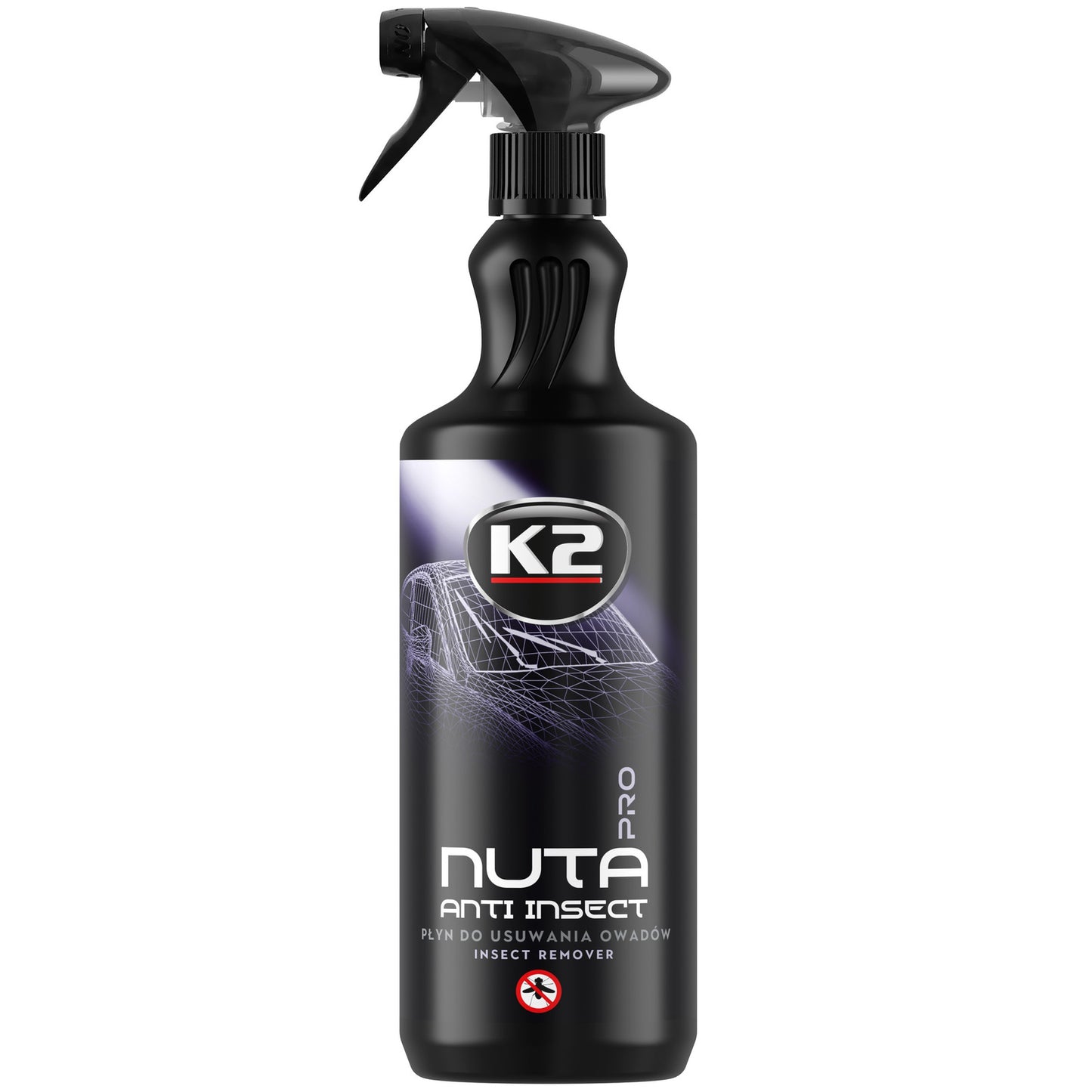 K2 ŚRODEK DO USUWANIA OWADÓW Z LAKIERU GUMY NUTA PRO ANTI-INSECT 1L D4011