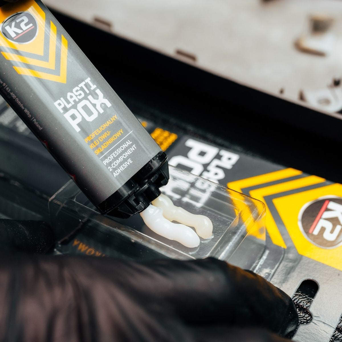 Profesjonalny klej do plastiku K2 PLASTIPOX 25g B478