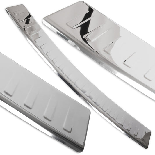 SKODA FABIA III ESTATE 2014- Rear Bumper Protector CHROME