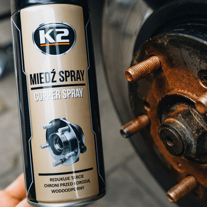 Smar miedziowy K2 MIEDŹ SPRAY 400ml W122