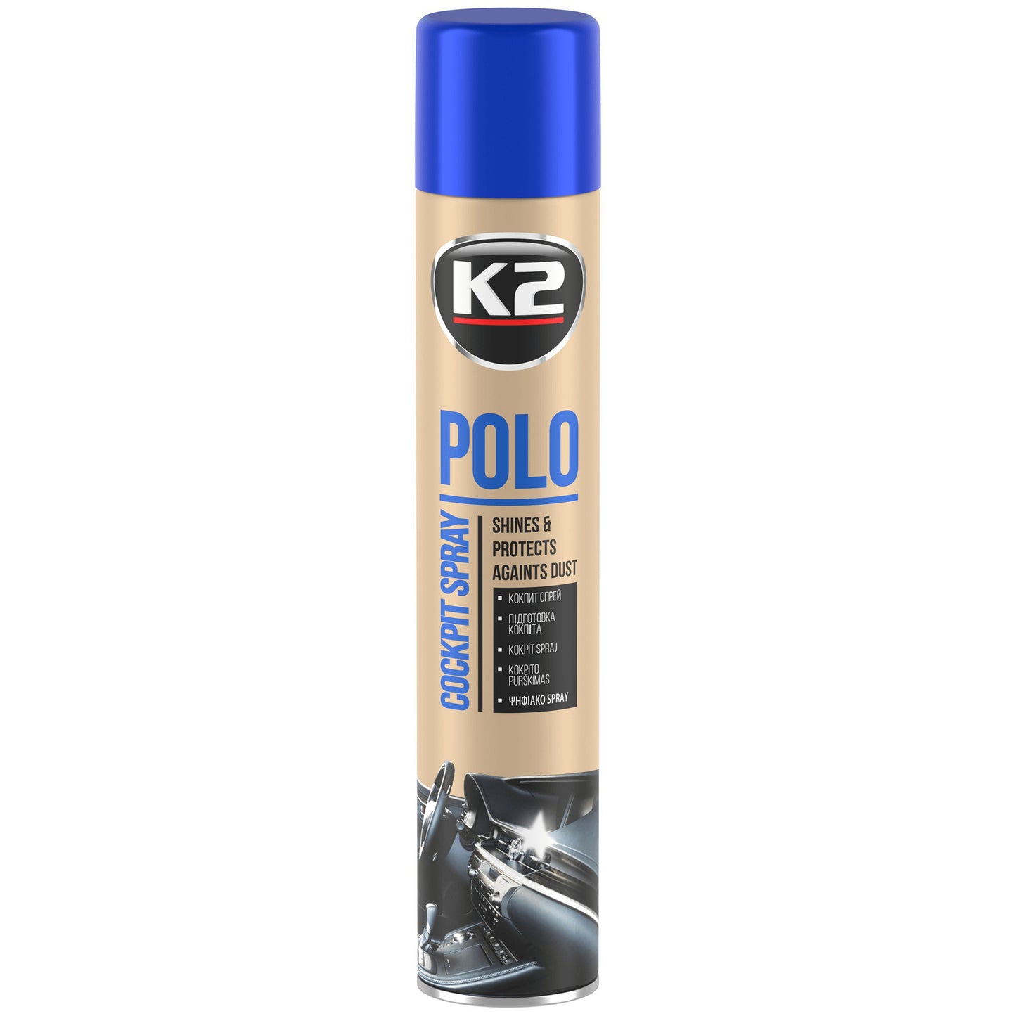 Spray do kokpitu K2 POLO COCKPIT LAWENDA 750ml K407LA0