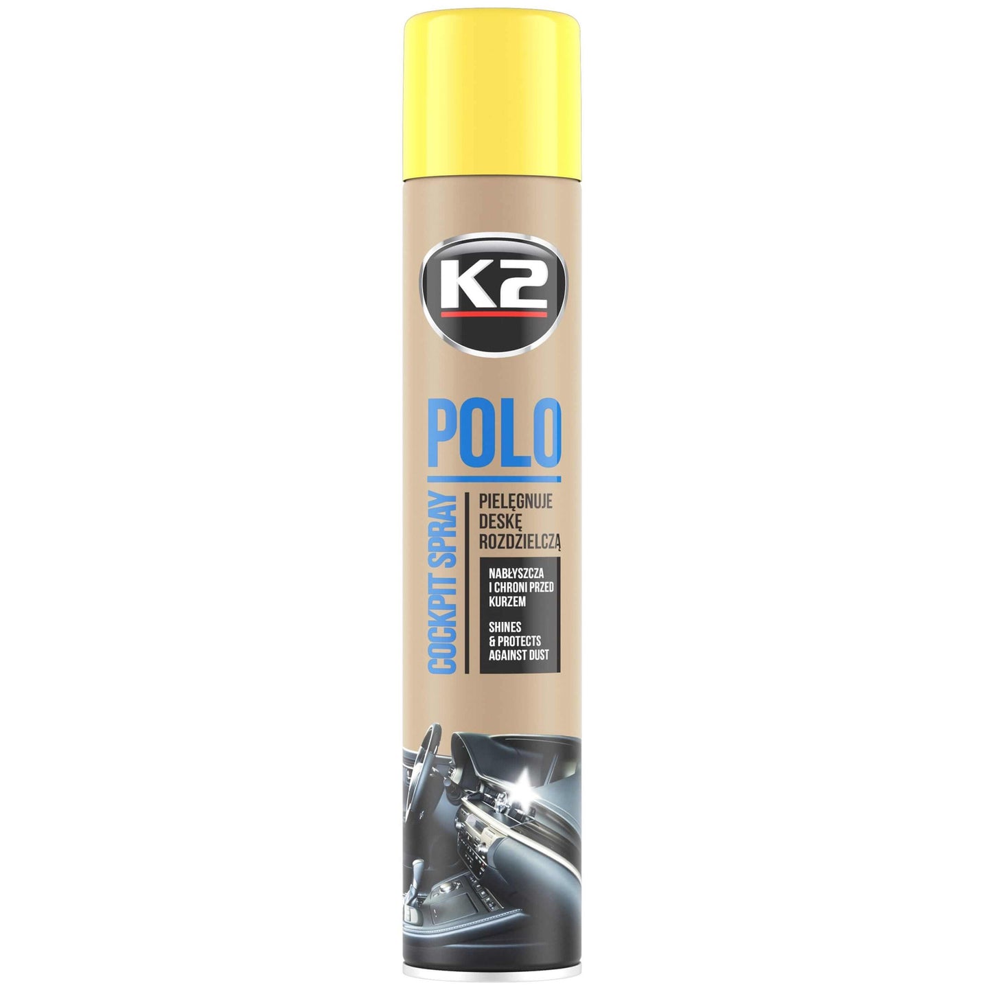 Spray do kokpitu K2 POLO COCKPIT LEMON 750ml K407CY0