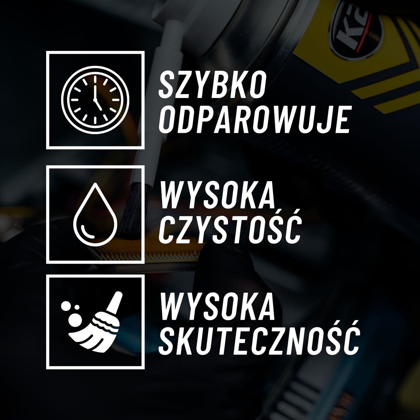 K2 IPA 99 CLEANER ALKOHOL IZOPROPYLOWY SPRAY USUWA TŁUSZCZE OLEJE 150mlB501