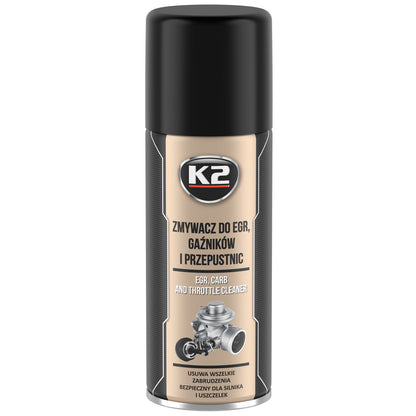 K2 ZMYWACZ ŚRODEK DO CZYSZCZENIA GAŹNIKÓW PRZEPUSTNIC EGR 400ml W128