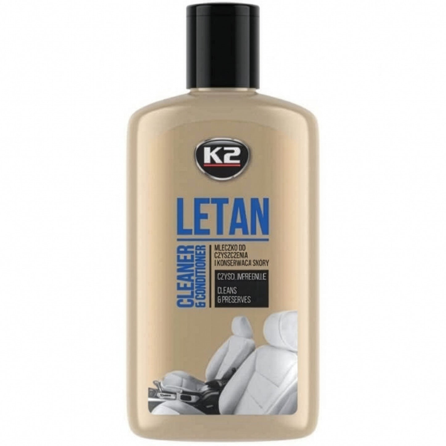 Środek do pielęgnacji skóry w samochodzie K2 LETAN 250ml K202N