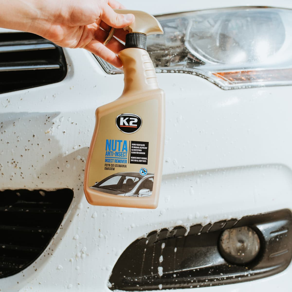 Środek do usuwania owadów z szyb i karoserii K2 NUTA ANTI-INSECT 750ml K117M