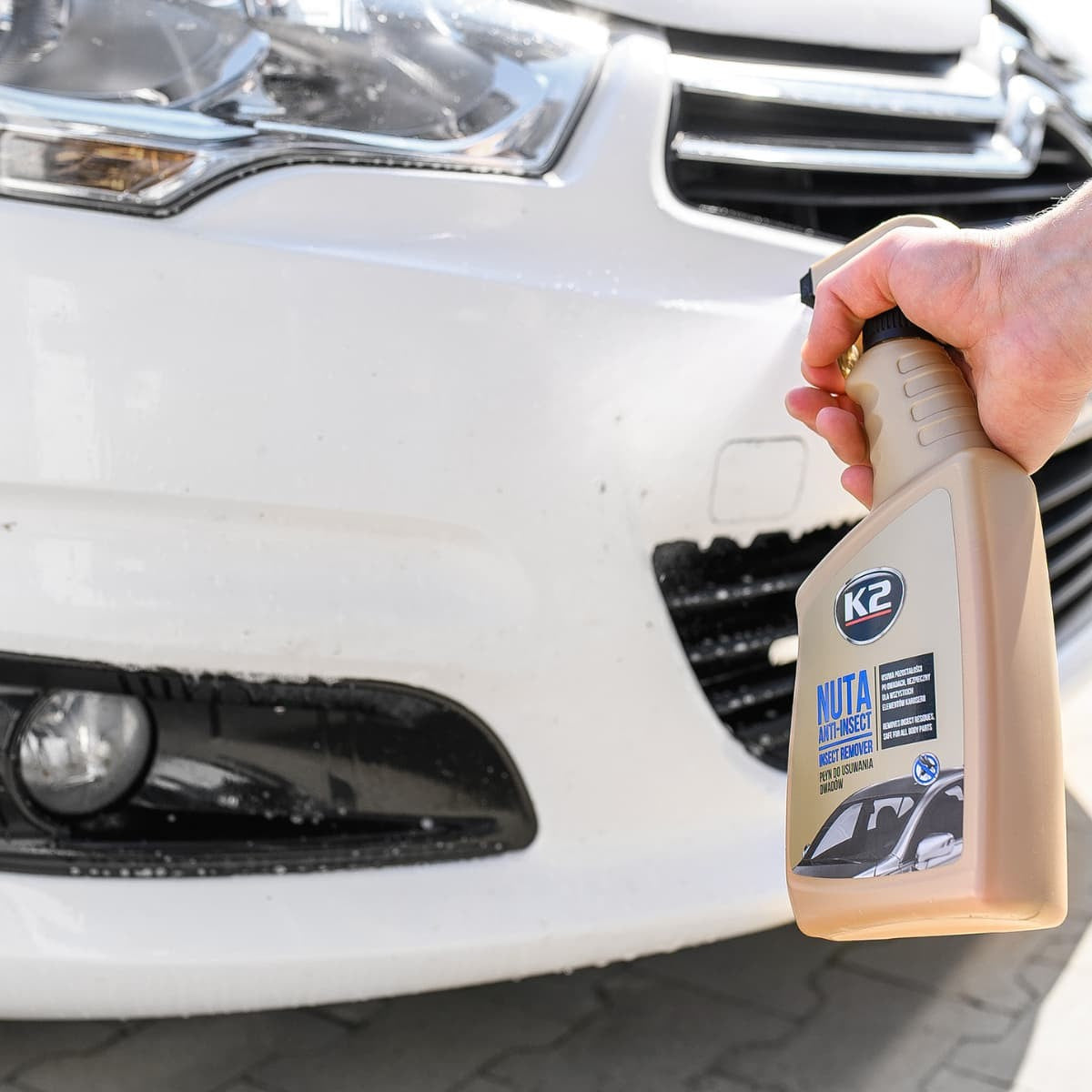 Środek do usuwania owadów z szyb i karoserii K2 NUTA ANTI-INSECT 750ml K117M