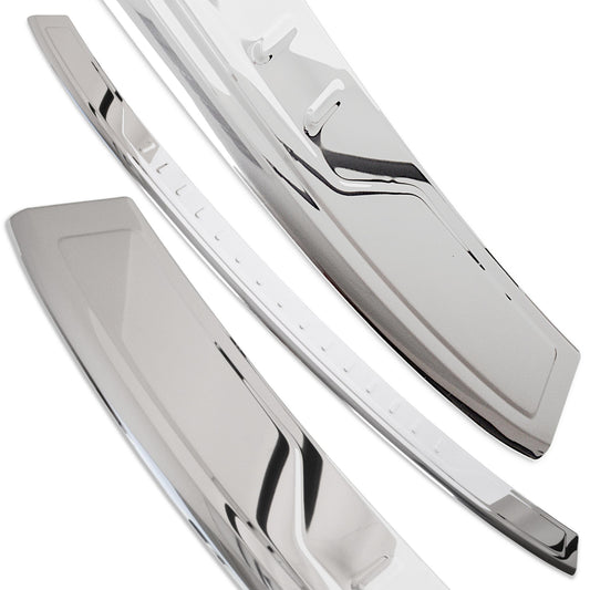 VW CADDY 15-20 Rear Bumper Protector CHROME