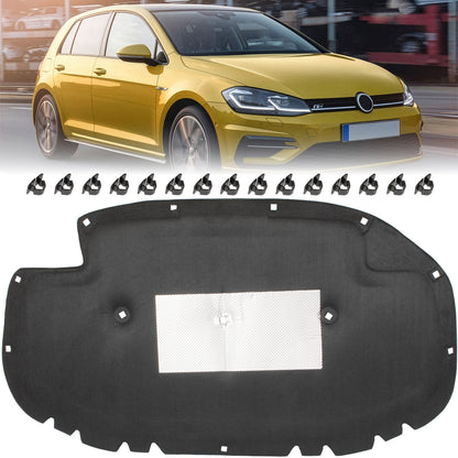 VW Golf VII 12-21 wygłuszenie maski silnika z odpromiennikiem ciepła + 15 SPINEK KPL