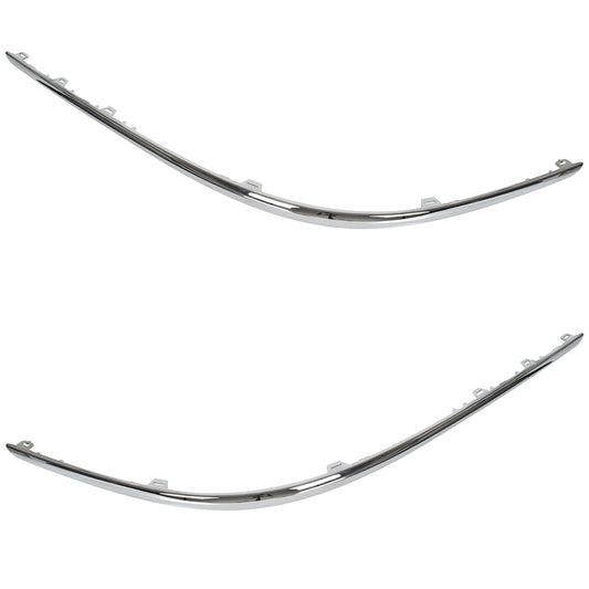 VW Passat B6 SEDAN 05-10 rear bumper trim CHROME left + right 2 pcs. SET