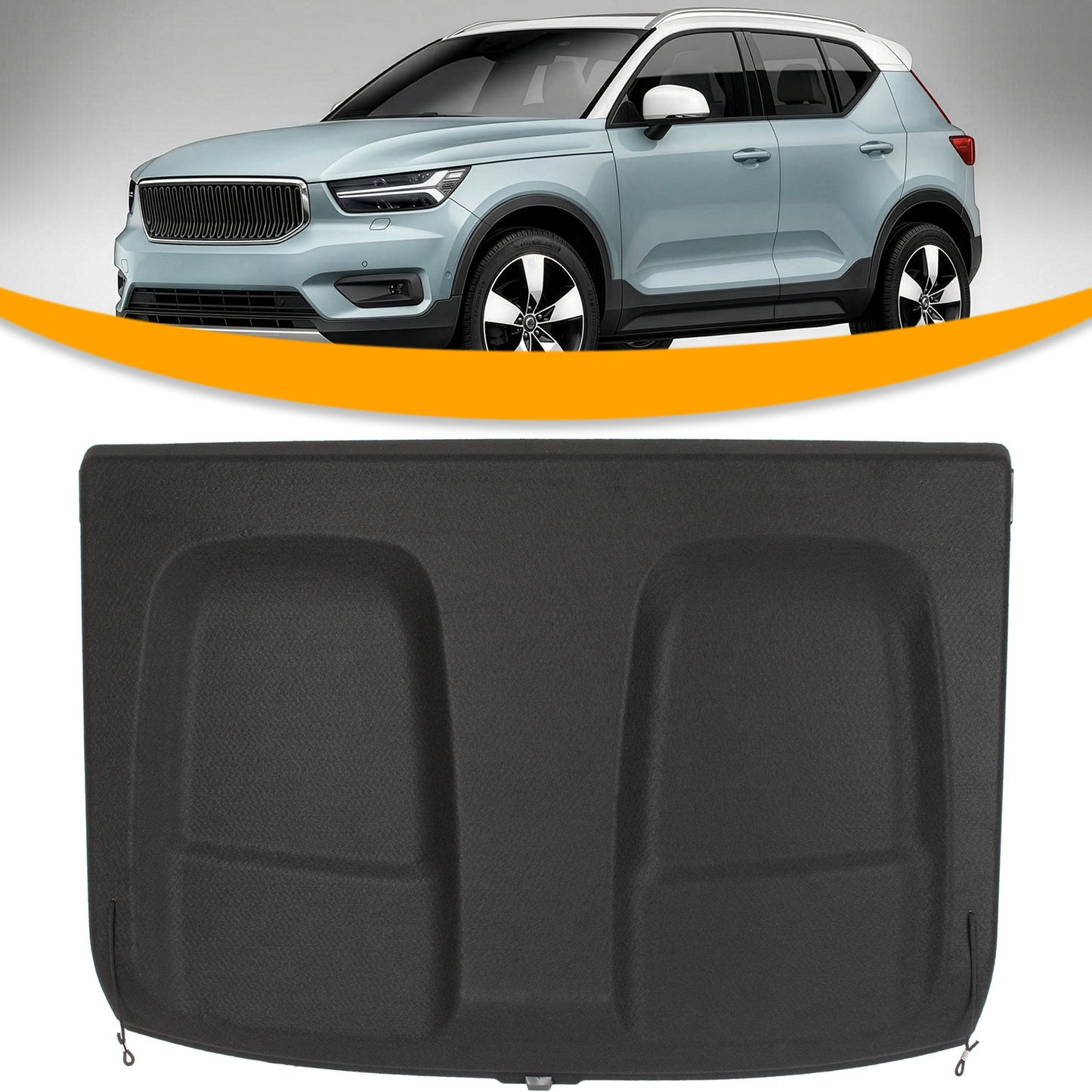 Volvo XC40 2017- Półka bagażnika CZARNA