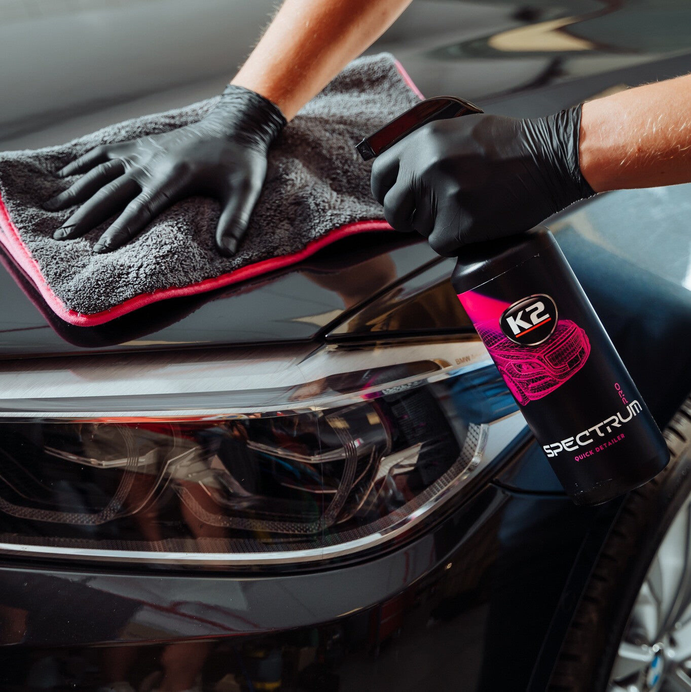 Wosk do karoserii Quick Detailer K2 SPECTRUM PRO 1L D3001