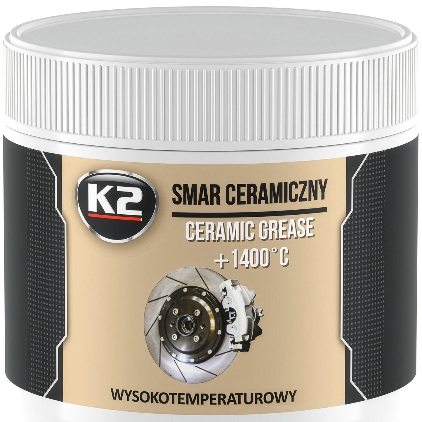 Wysokotemperaturowy smar do śrub i połączeń K2 SMAR CERAMICZNY 500g W127