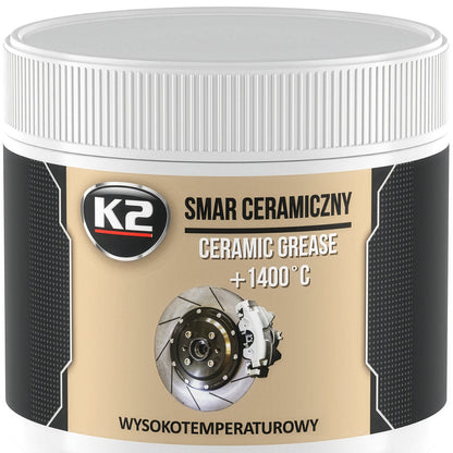 Wysokotemperaturowy smar do śrub i połączeń K2 SMAR CERAMICZNY 500g W127