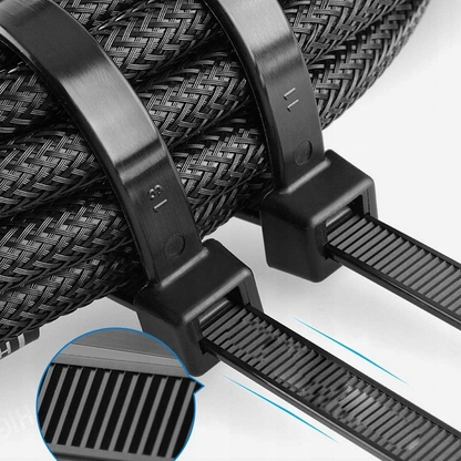 100 SZTUK | TRYTYTKI 2,5mm x 100mm | OPASKI ZACISKOWE DO KABLI ZIPPERKI