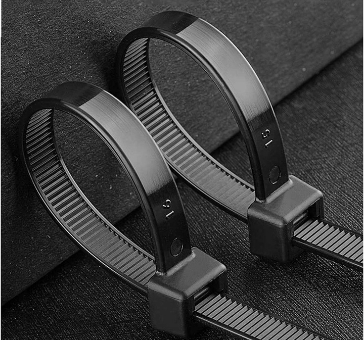 100 SZTUK | TRYTYTKI 2,5mm x 100mm | OPASKI ZACISKOWE DO KABLI ZIPPERKI