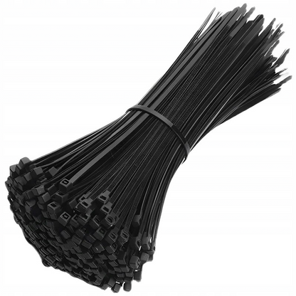 100 SZTUK | TRYTYTKI 2,5mm x 200mm | OPASKI ZACISKOWE DO KABLI ZIPPERKI