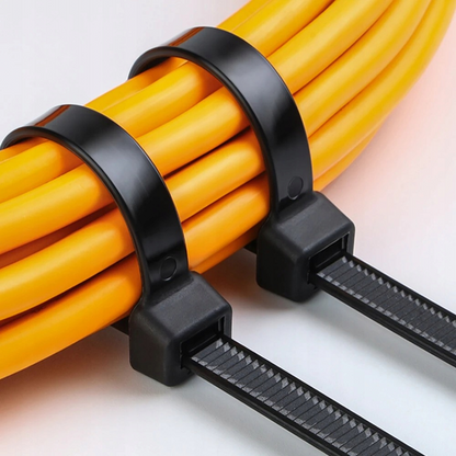100 SZTUK | TRYTYTKI 2,5mm x 200mm | OPASKI ZACISKOWE DO KABLI ZIPPERKI