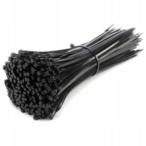 100 SZTUK | TRYTYTKI 3,6mm x 300mm | OPASKI ZACISKOWE DO KABLI ZIPPERKI
