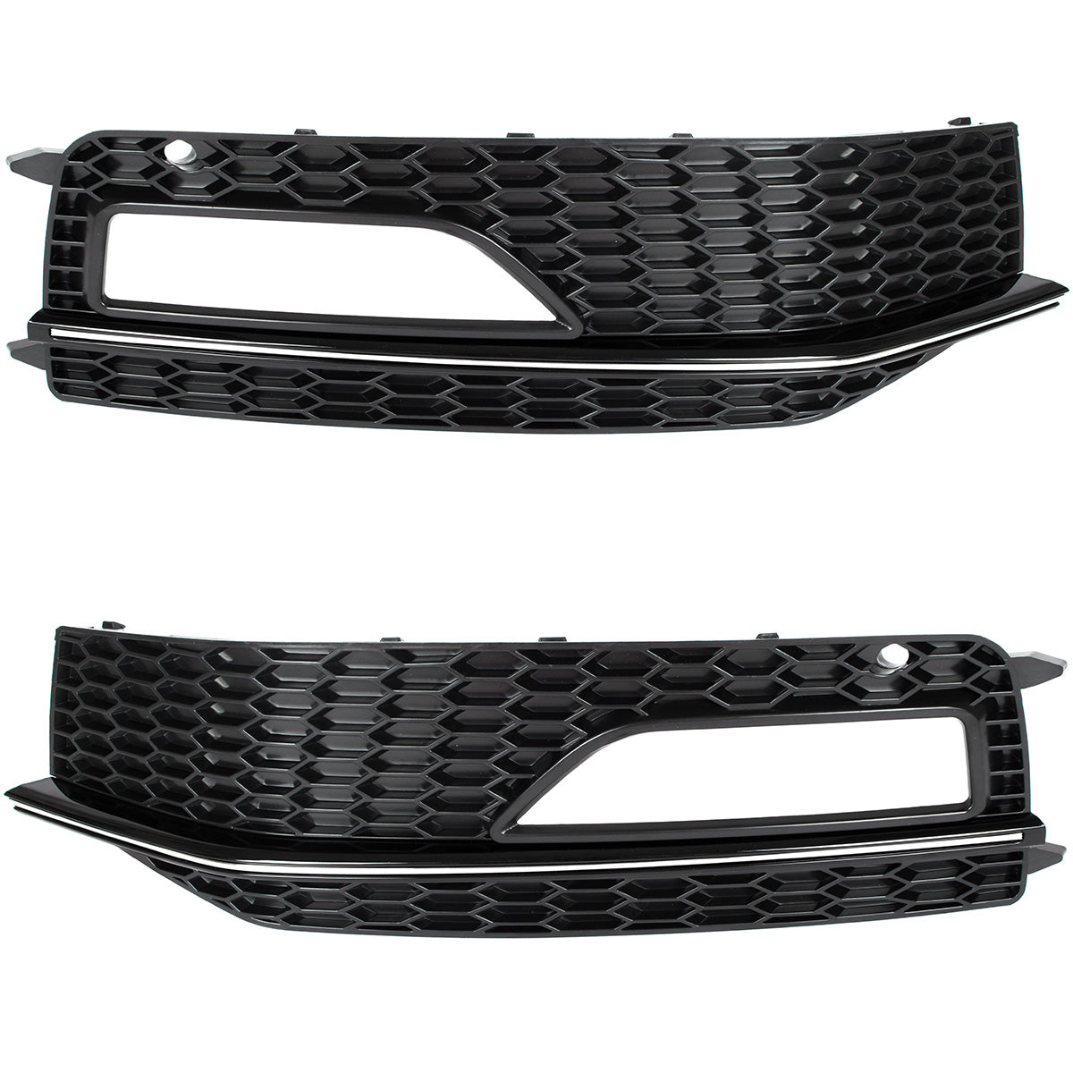Audi A4 B8 S-LINE FL 11-15 Z HALOGENAMI atrapka kratka w zderzak lewa + prawa 2 szt. KPL