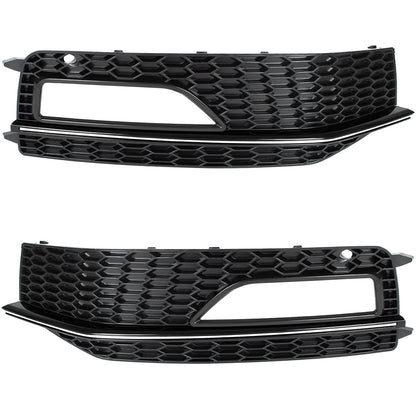 Audi A4 B8 S-LINE FL 11-15 Z HALOGENAMI atrapka kratka w zderzak lewa + prawa 2 szt. KPL