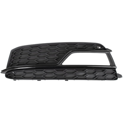 Audi A5 8T S-LINE FL 11-16 Z HALOGENAMI atrapka kratka w zderzak przedni CZARNA lewa