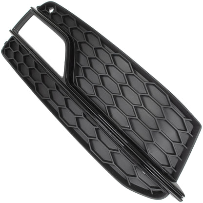 Audi A5 8T S-LINE FL 11-16 Z HALOGENAMI atrapka kratka w zderzak przedni CZARNA prawa