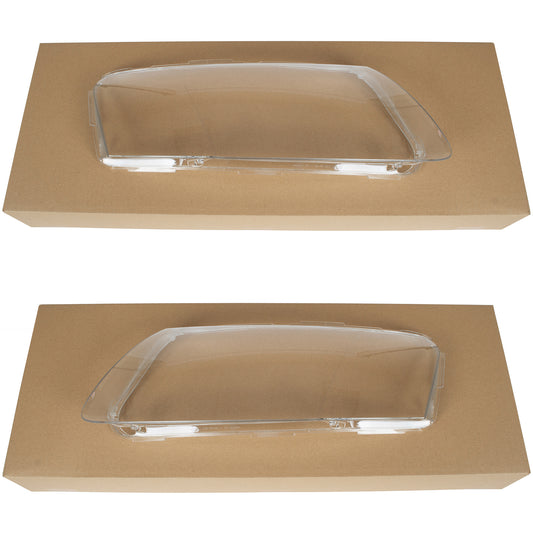Audi A6 C6 04-11 szkło (klosz) reflektora lewe + prawe 2 szt. KPL