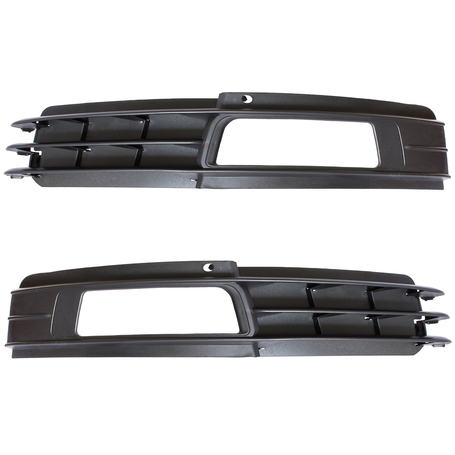 Audi A6 C6 08-11 Z HALOGENAMI atrapka kratka w zderzak lewa + prawa 2 szt. KPL